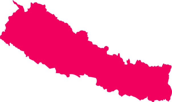 Nepal map indicative